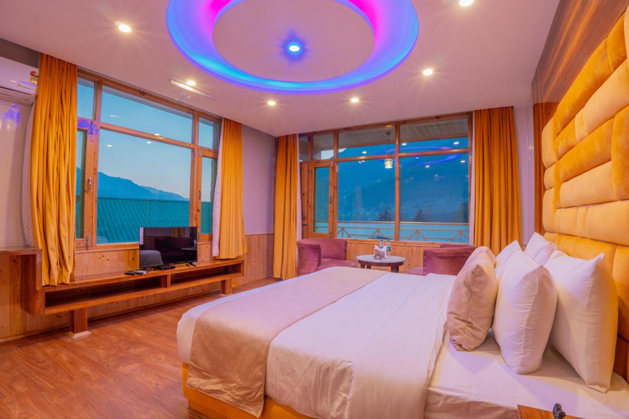 West Western Resort Manali #Neartomallroad #Gym #Lawn #Playingzone #Pooltable #Kidsfriendly #Mountainview #Tabletennis #Familyfriendly #Privateparking Buitenkant foto