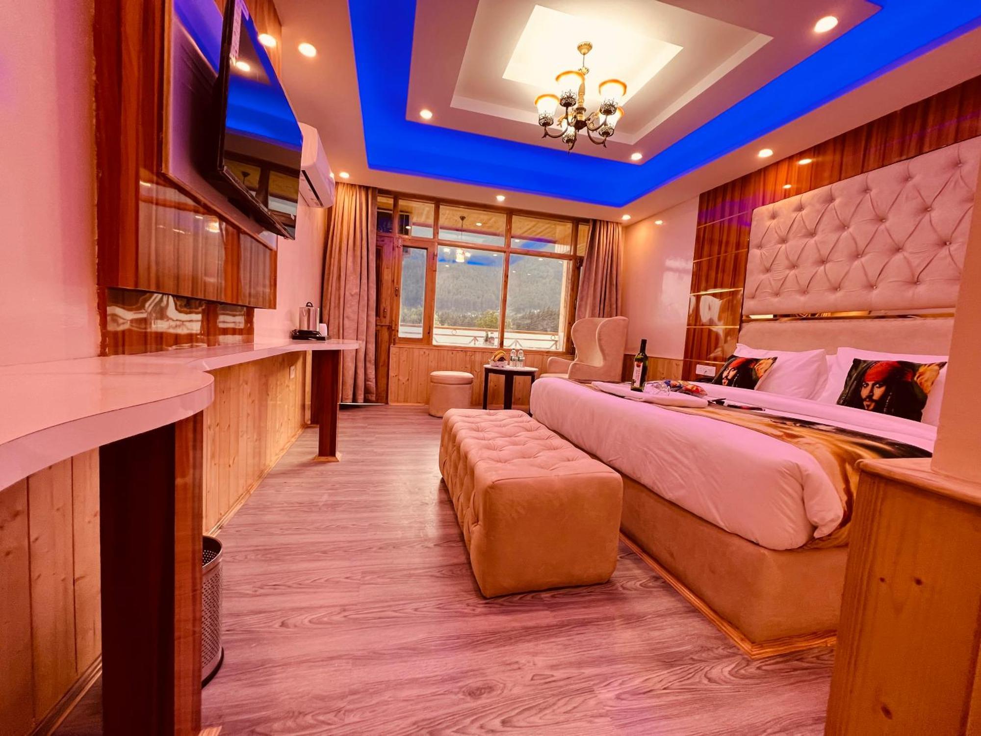 West Western Resort Manali #Neartomallroad #Gym #Lawn #Playingzone #Pooltable #Kidsfriendly #Mountainview #Tabletennis #Familyfriendly #Privateparking Buitenkant foto