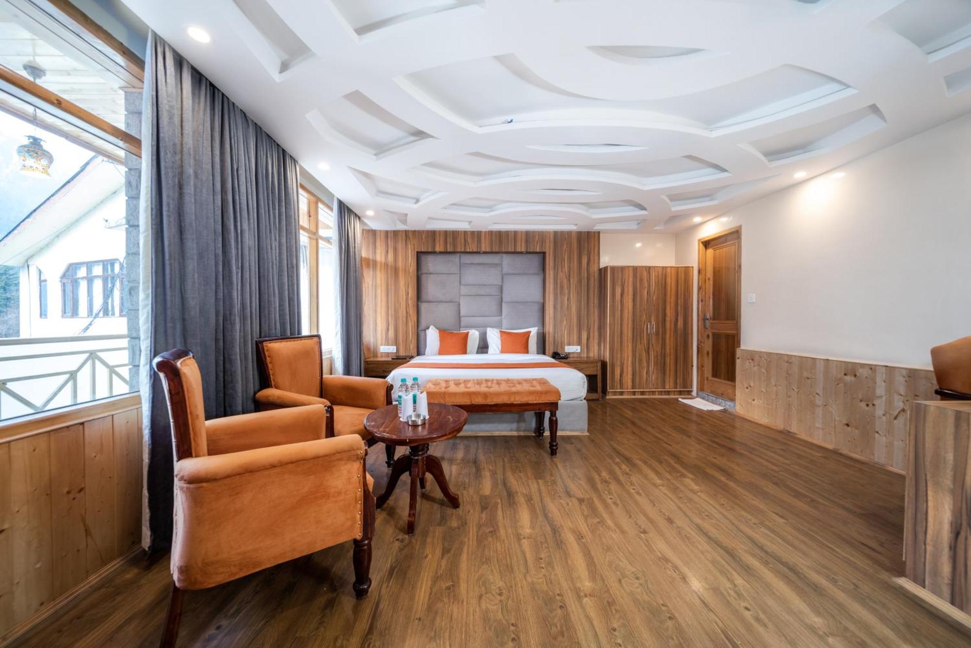 West Western Resort Manali #Neartomallroad #Gym #Lawn #Playingzone #Pooltable #Kidsfriendly #Mountainview #Tabletennis #Familyfriendly #Privateparking Buitenkant foto