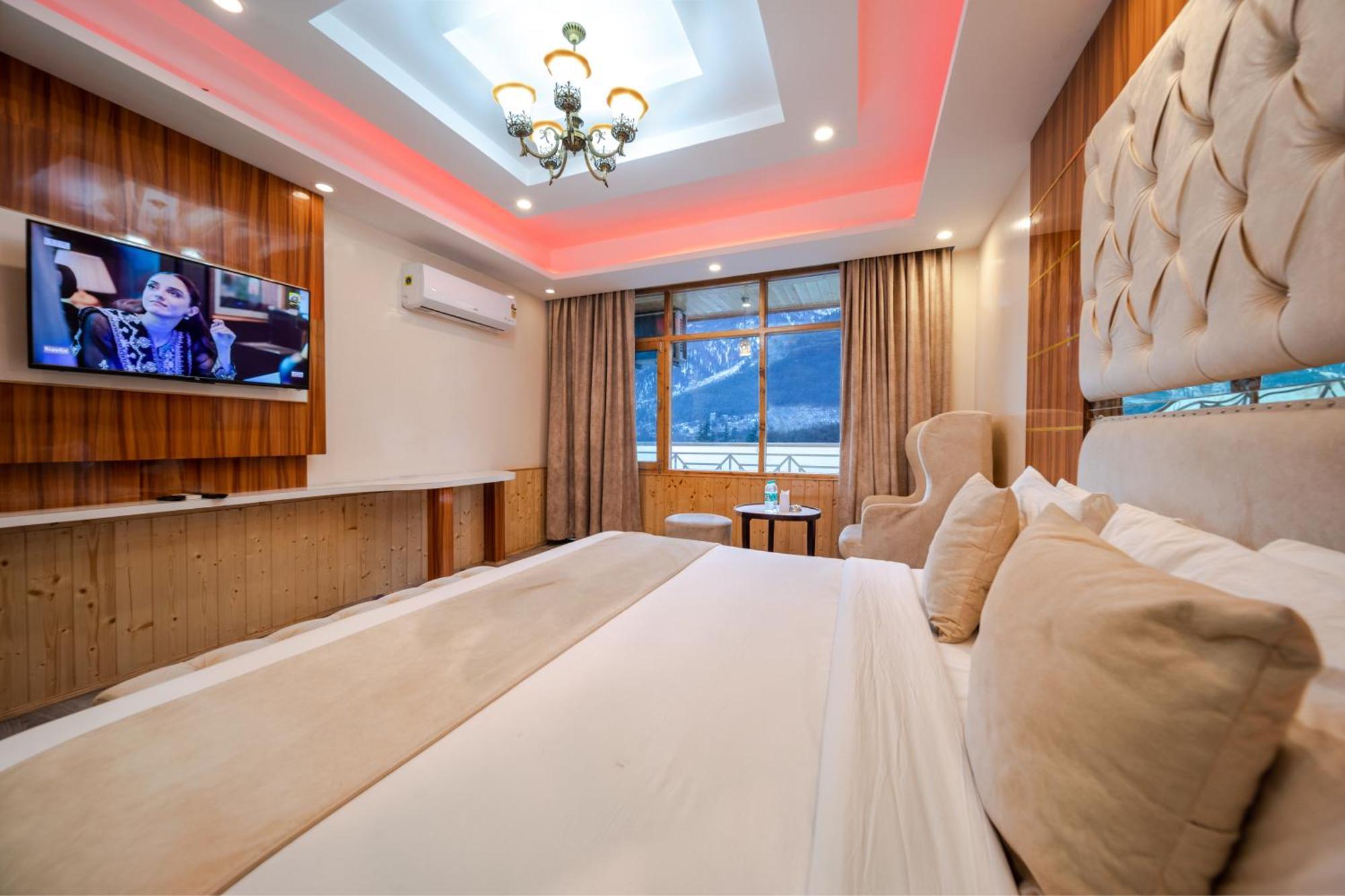 West Western Resort Manali #Neartomallroad #Gym #Lawn #Playingzone #Pooltable #Kidsfriendly #Mountainview #Tabletennis #Familyfriendly #Privateparking Buitenkant foto